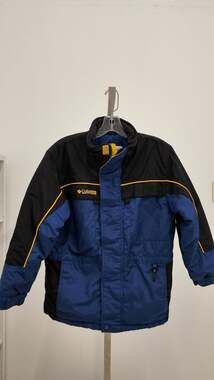 Vintage Columbia Sportswear Youth Colorblock Winter Puffer Jacket - Size 10/12